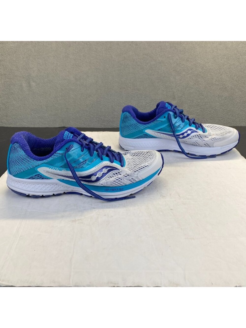 Saucony Ride 10 Womens Shoes Sz 9 Running Athletic Flint Breeze Sneakers